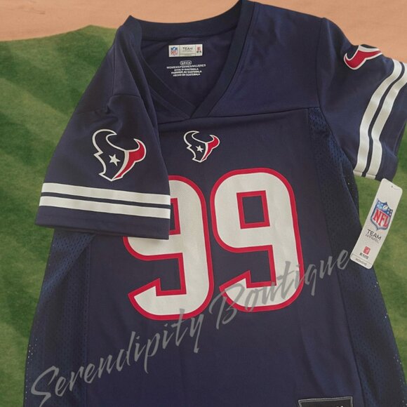Houston Texans 99 JJ Watt NFL Women or Youth Teens Official Team Jersey - Picture 3 of 6